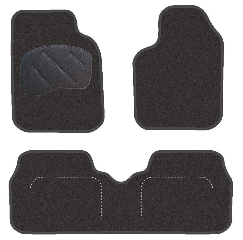 JGO. ALFOMBRAS DIAMOND NEGRA MOD. RENAULT MEGANE SCENIC (11/96-5/03) - RX4