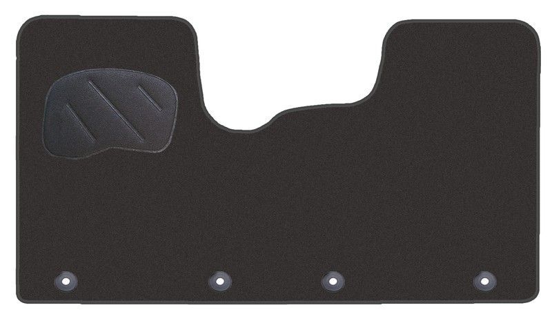 JGO. ALFOMBRAS DIAMOND NEGRA MOD. RENAULT TRAFIC III (2014-) 1FP - 2P+2C