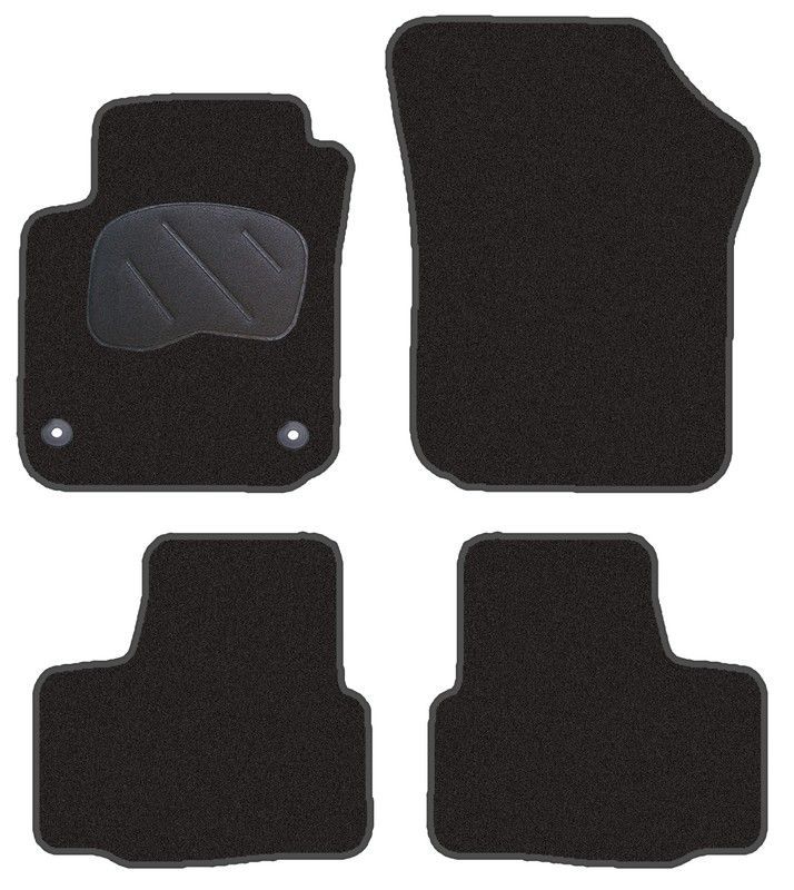 JGO. ALFOMBRAS DIAMOND NEGRA MOD. SKODA CITIGO