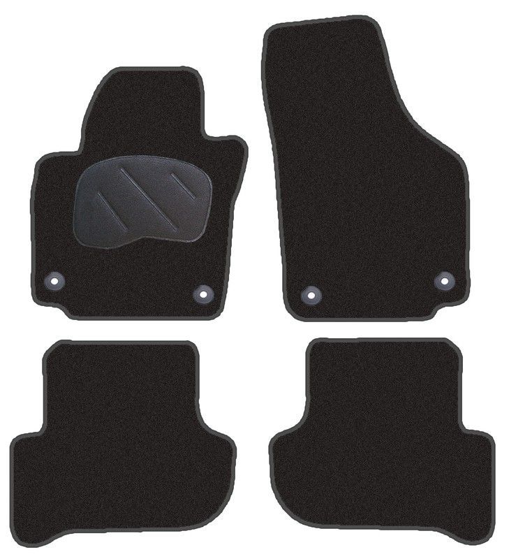 JGO. ALFOMBRAS DIAMOND NEGRA MOD. SKODA YETI ( 09-17 )