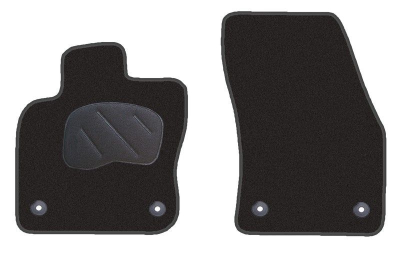 JGO. ALFOMBRAS DIAMOND NEGRA MOD. VOLKSWAGEN CADDY V (2020-) 1F - 2P+2C