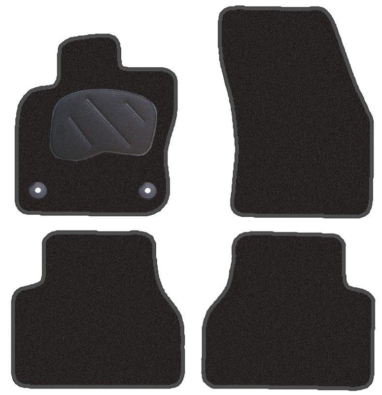 JGO. ALFOMBRAS DIAMOND NEGRA MOD. VOLKSWAGEN CADDY V (2020-) 2F - 2P+2C