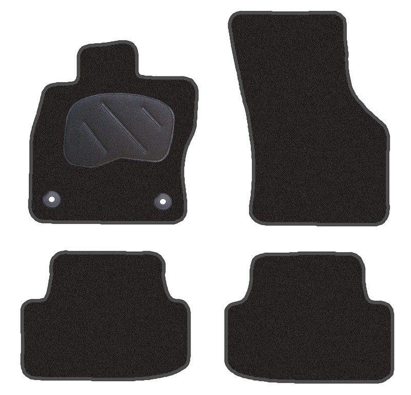 JGO. ALFOMBRAS DIAMOND NEGRA MOD. VOLKSWAGEN GOLF VIII (CD) (2020-) 2F - 2P+2C