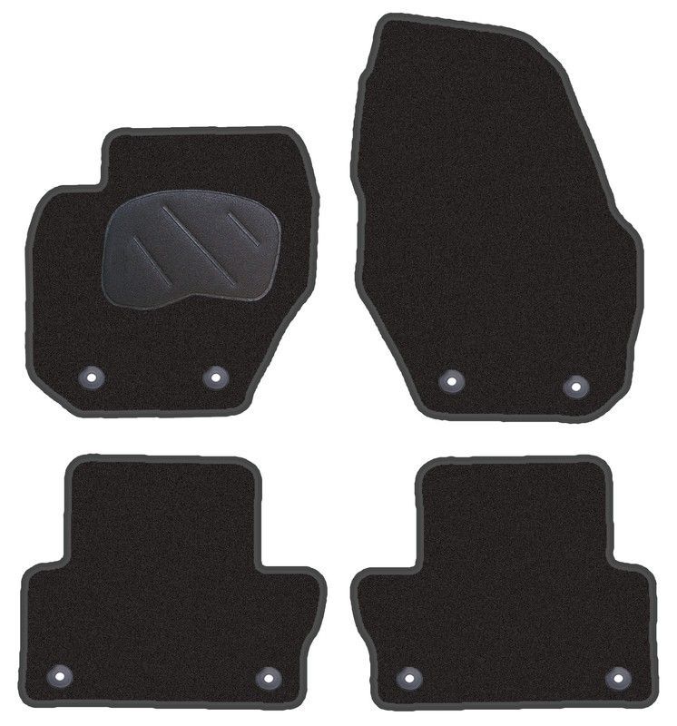 JGO. ALFOMBRAS DIAMOND NEGRA MOD. VOLVO XC60 ( 08-17 ) 2F - 2P+2C+4T