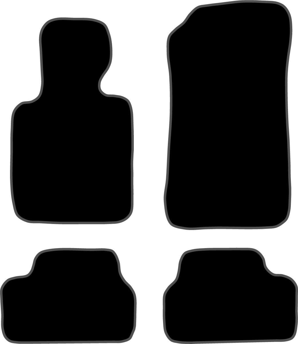 JGO.ALFOMBRAS "OFF ROAD" MOD.  BMW SERIE 1  E-81 (07-) - E-87 (9/04-)