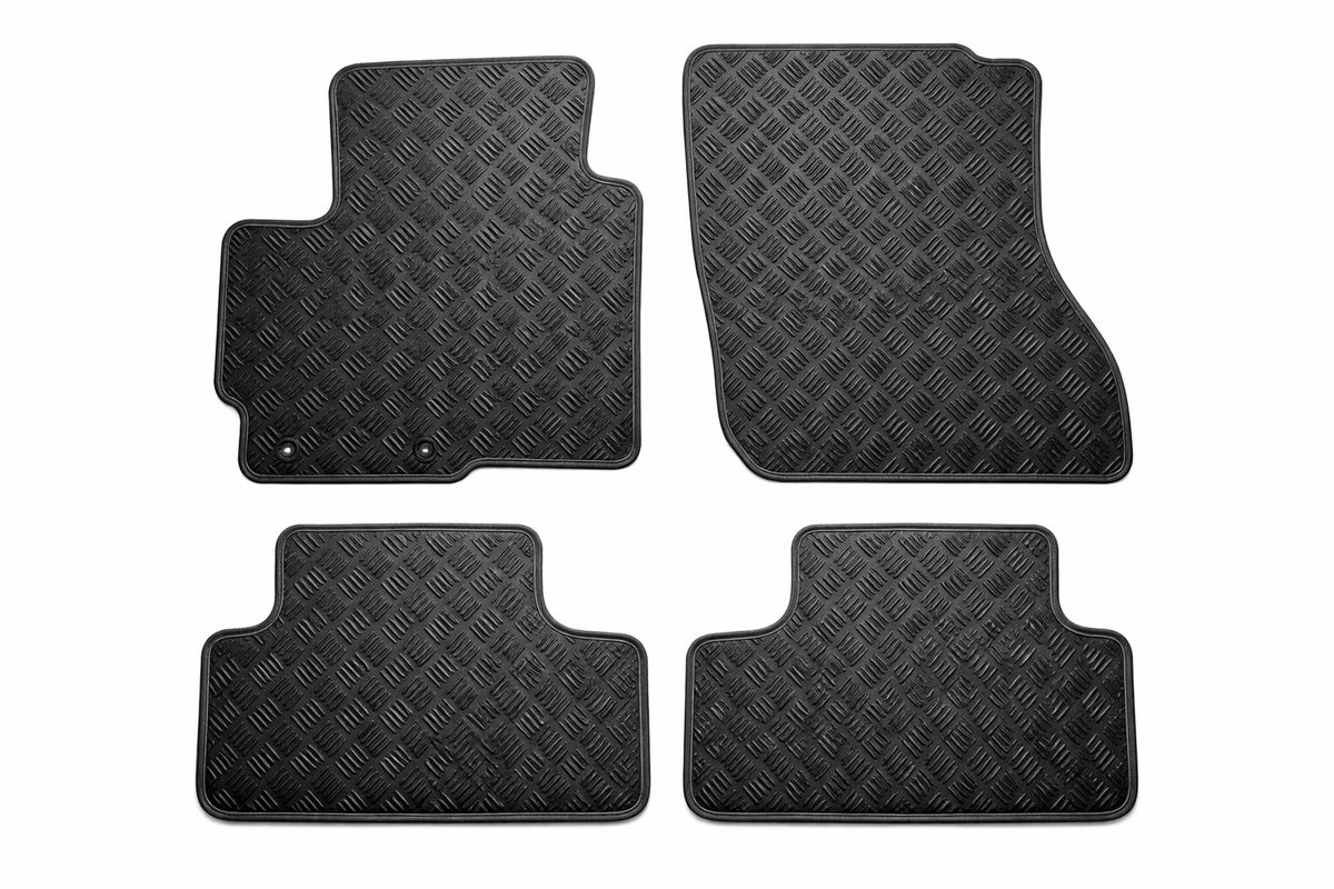 JGO.ALFOMBRAS "OFF ROAD" MOD.  MITSUBISHI ASX (10-) con fijación ollao para