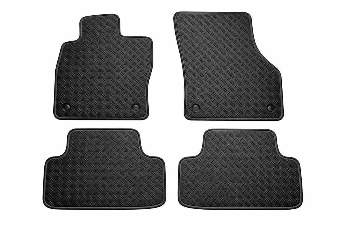 JGO.ALFOMBRAS "OFF ROAD" MOD.  SEAT LEON III ( 13- ) con fijación específica botón -