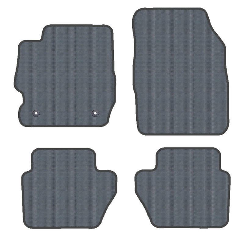 JGO. ALFOMBRAS "OFF ROAD" NEGRA MOD. FORD KA+ (2016-) 2F- 2P