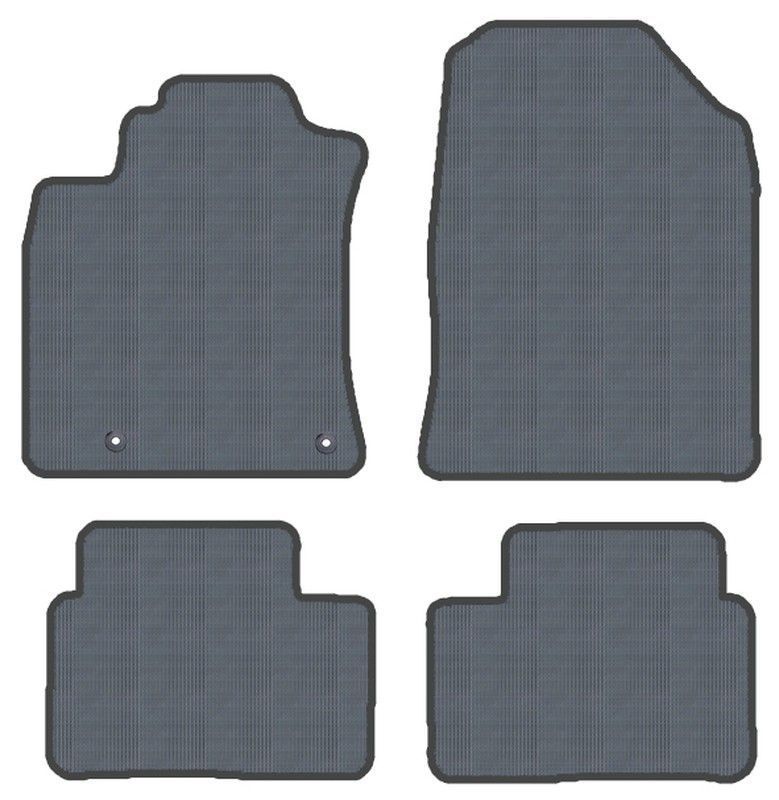 JGO. ALFOMBRAS "OFF ROAD" NEGRA MOD. KIA XCEED (2019-)2F - 1P