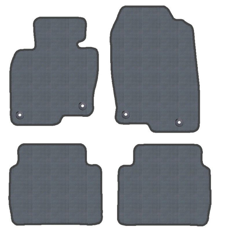 JGO. ALFOMBRAS "OFF ROAD" NEGRA MOD. MAZDA CX-5 I (KE) 2F - 2P+2C