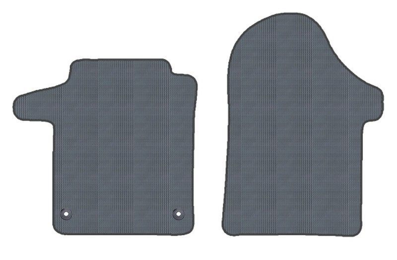 JGO. ALFOMBRAS OFF ROAD NEGRA MOD.  MERCEDES VITO W447 (14-)  ZONA DELANTERA con fijación