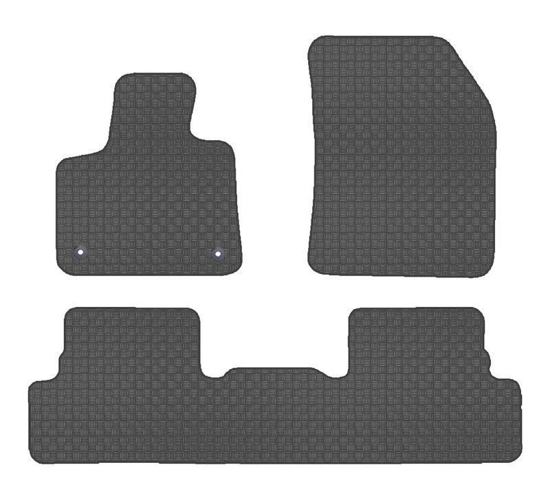 JGO. ALFOMBRAS OFF ROAD NEGRA MOD. PEUGEOT 3008 II (16-)