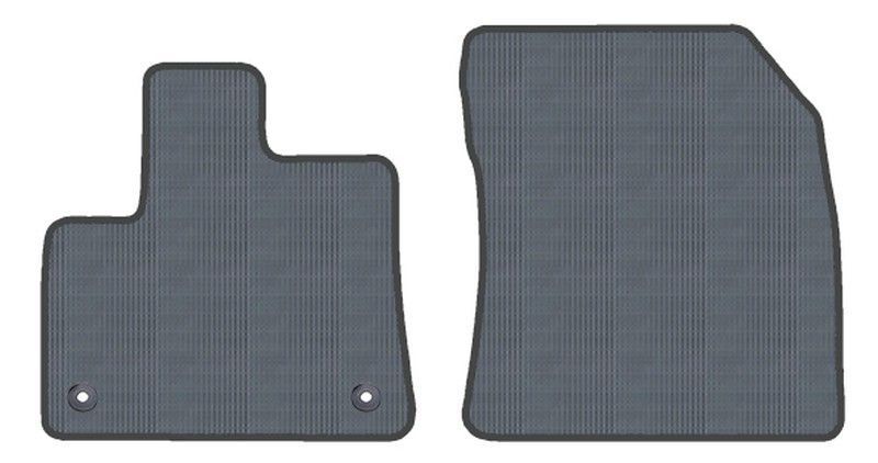 JGO. ALFOMBRAS "OFF ROAD" NEGRA MOD. PEUGEOT PARTNER III (2018-) 1F - 2P