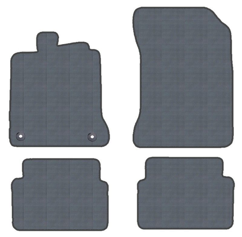 JGO. ALFOMBRAS "OFF ROAD" NEGRA MOD. RENAULT LAGUNA III COUPE (08-12) 2F - 2P