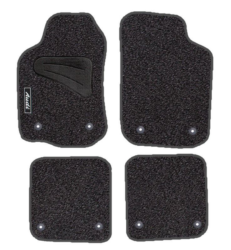 JGO. ALFOMBRAS PREMIUM NEGRA MOD.  AUDI A-2  (99-05) con fijación específica
