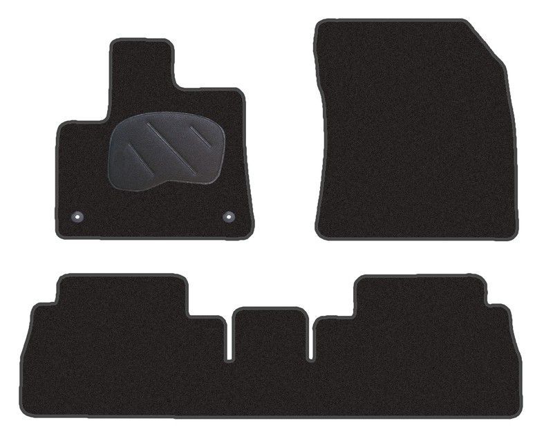 JGO. ALFOMBRAS PREMIUM NEGRA MOD. CITROËN BERLINGO III (2018-) 2FP - 2P