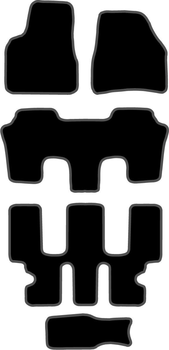 JGO. ALFOMBRAS PREMIUM NEGRA MOD.  CITROËN C8 (02-07)