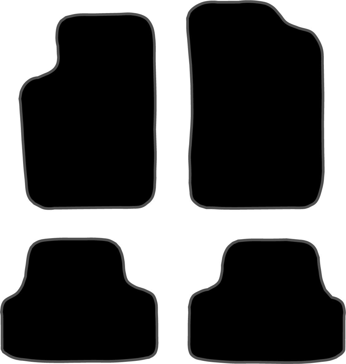 JGO. ALFOMBRAS PREMIUM NEGRA MOD.  CITROËN XSARA