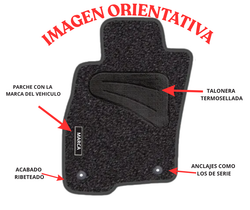 JGO. ALFOMBRAS PREMIUM NEGRA MOD. DACIA SANDERO III  / SANDERO III STEPWAY (2021->) 2F - 2P
