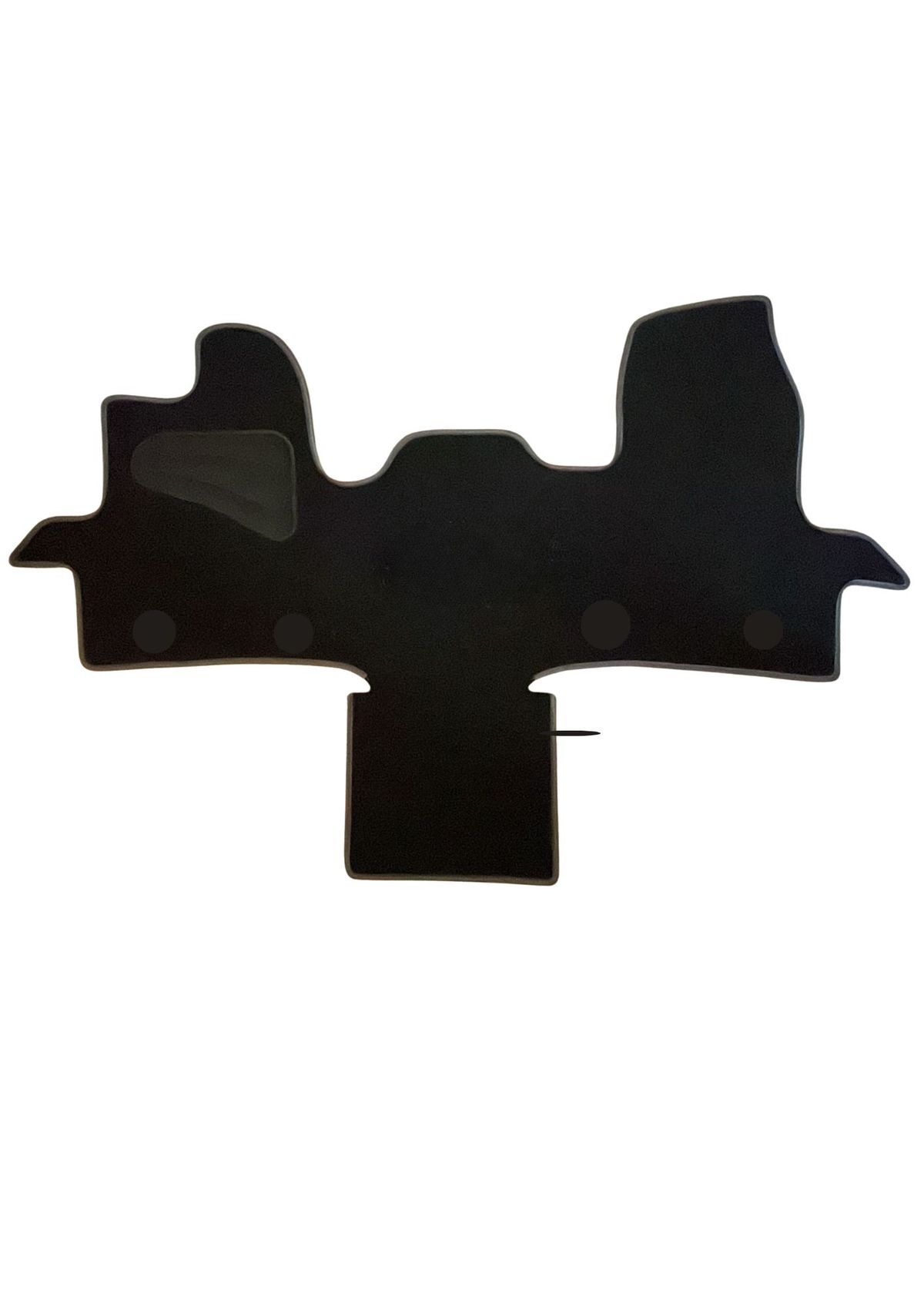 JGO. ALFOMBRAS PREMIUM NEGRA MOD. FORD TRANSIT  AUTOCARAVANA MANUAL (14 - 19 ) 1FP - SIN ANCLAJES