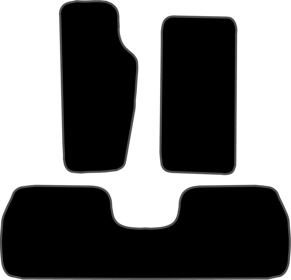 JGO. ALFOMBRAS PREMIUM NEGRA MOD.  JEEP CHEROKEE (91-9/01)