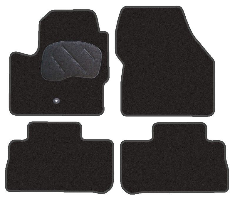 JGO. ALFOMBRAS PREMIUM NEGRA MOD. LAND ROVER FREELANDER 2 5P (06-12) (13- )