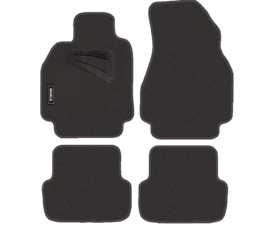 JGO. ALFOMBRAS PREMIUM NEGRA MOD.  RENAULT MEGANE II (9/02-08)