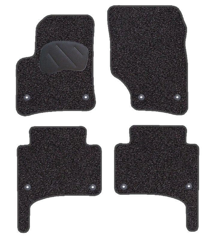 JGO. ALFOMBRAS PREMIUM NEGRA MOD.  VOLKSWAGEN TOUAREG con fijación