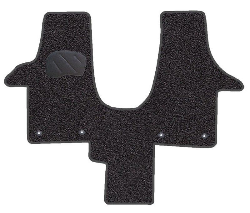 JGO. ALFOMBRAS PREMIUM NEGRA MOD.  VW. T6 ( ZONA DELANTERA CONFORT )