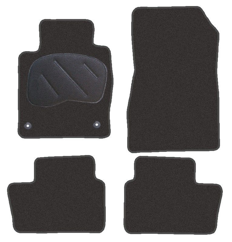 JGO. ALFOMBRAS PREMIUN NEGRA MOD. NISSAN JUKE II (2019-) 2F - 2P