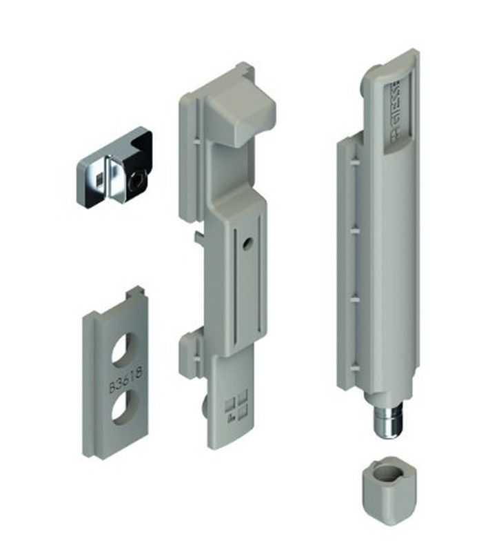 Jgo. Pasador giap abatible guiado europeo.