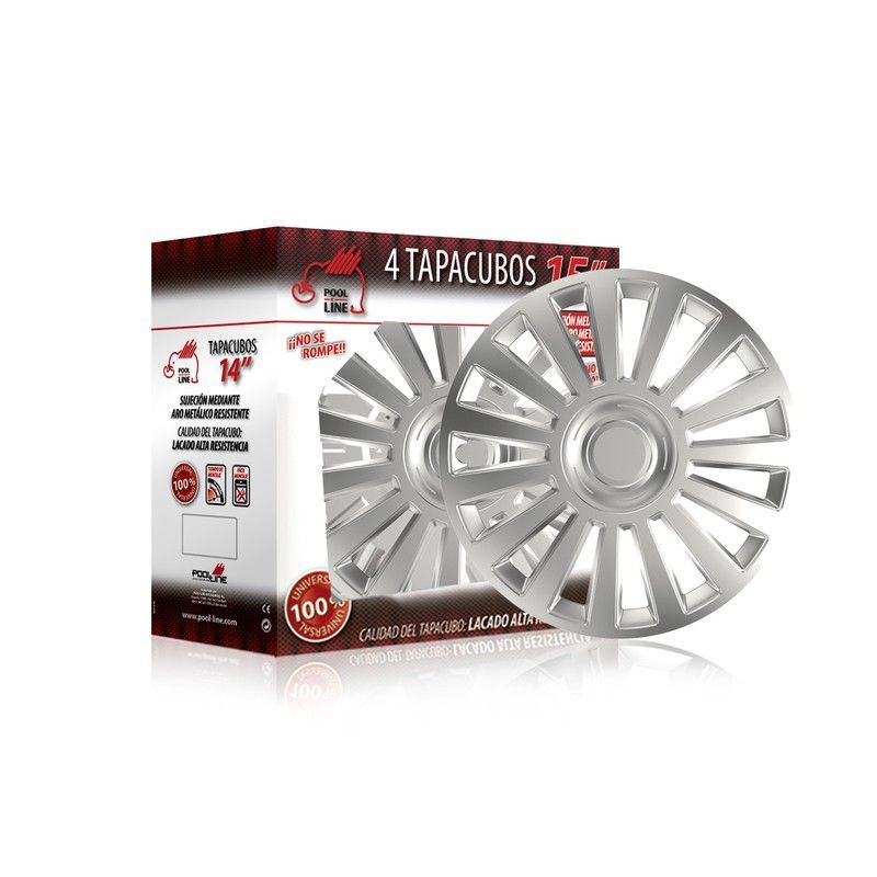 JGO. TAPACUBOS ABS LUXE 15" ENVASE CAJA