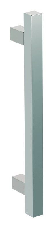 Jgo tirador cuad. Diana l.400mm 25x25mm inox d.e. 300mm