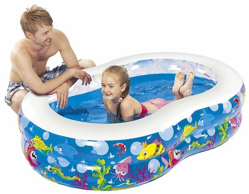 Jilong Piscina hinchable infantil 8 Pool 175 cm x 109 cm x 46 cm