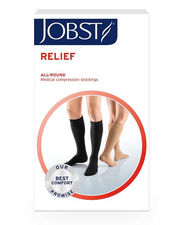 Jobst Relief 2 Medias Cortas AD de Compresión Media (Clase 2 20-30 mmHg) Post Operatoria