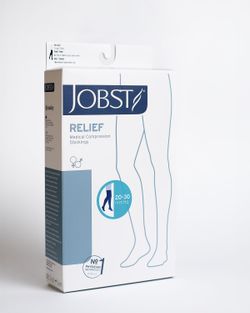 Jobst Relief Media Larga (2 piernas) sin cinturón puntera abierta