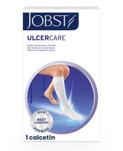 Jobst UlcerCare Calcetín Compresión Ligera 1 Calcetín Blanco