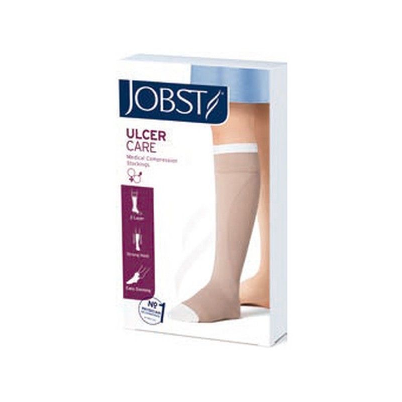 Jobst UlcerCare Calcetín + Media AD Clase 3 (40 mmHg) Con Cremallera