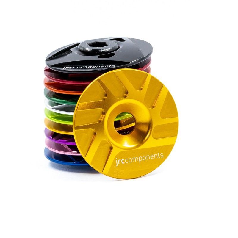 JRC Ahead Stem Top Cap | Aluminium | Pathway Design Gold