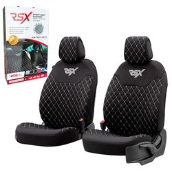 JUEGO 2 FUNDAS DELANTERAS UNIVERSALES RSX SPORT COLOR NEGRO