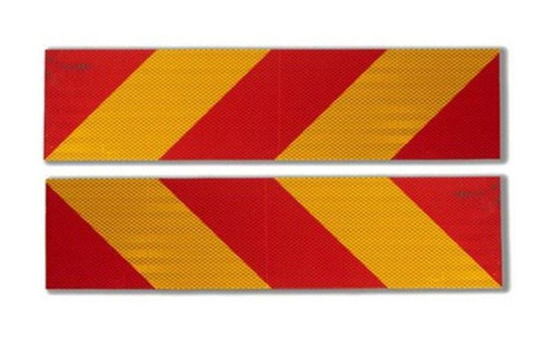 Juego 2 placas cabeza tractora camión