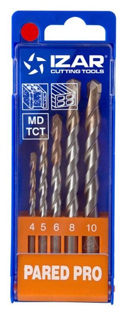 Juego 5 Brocas Widia Para Hormigon/Pared Profesional, Referencia 1486