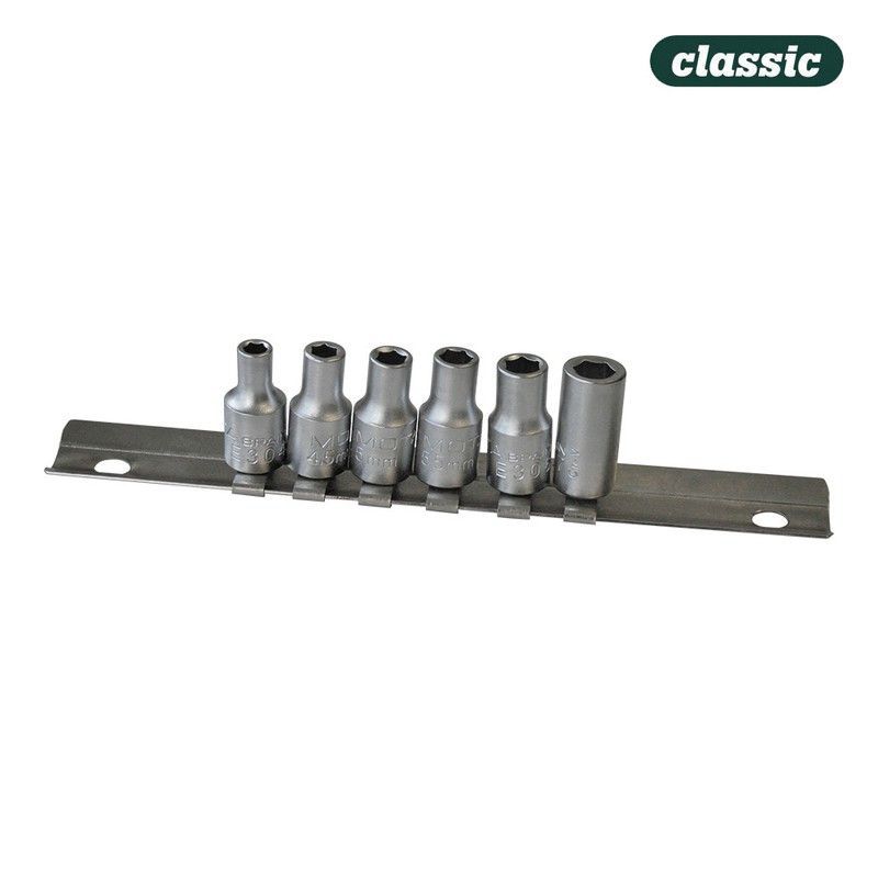 Juego 6 bocallaves 1/4" (6pcs)