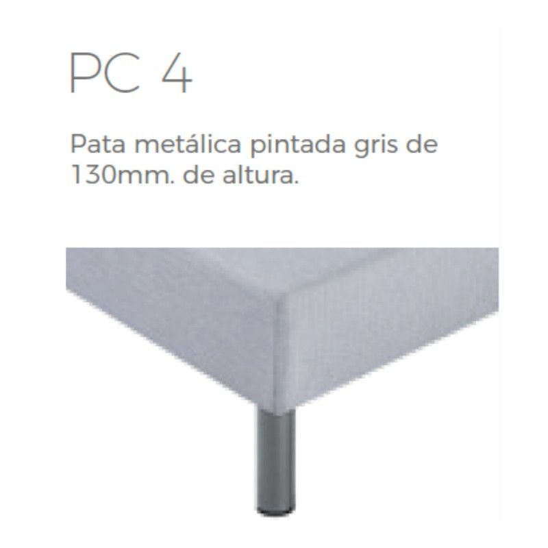 Juego 6 patas metálicas para Canapé fijo marca Star