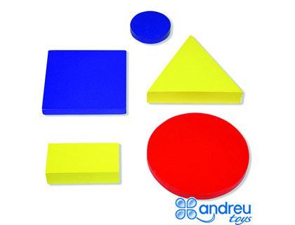 Juego ambitoys figuras geometricas madera 48 piezas 24,5x15x8 cm