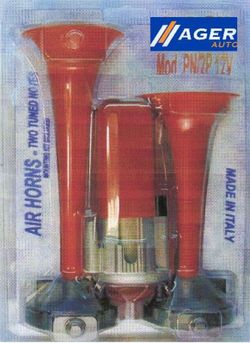 Juego Bocinas Compresor 2tonos 12v