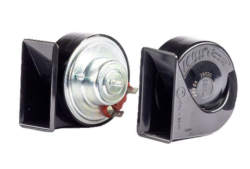 Juego bocinas eléctricas 2 tonos 12v T80/2N-12V