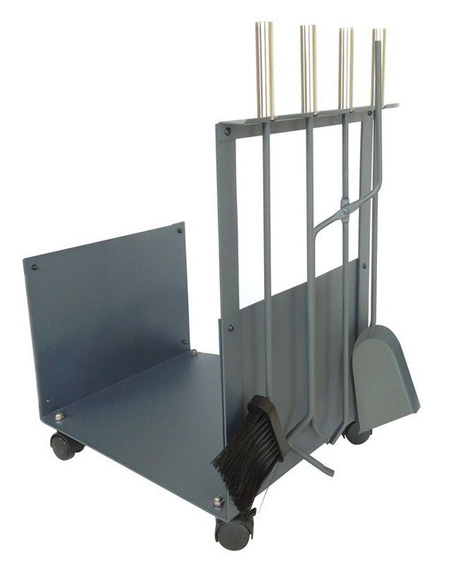 Juego chimenea 5 piezas con leñero PH1150