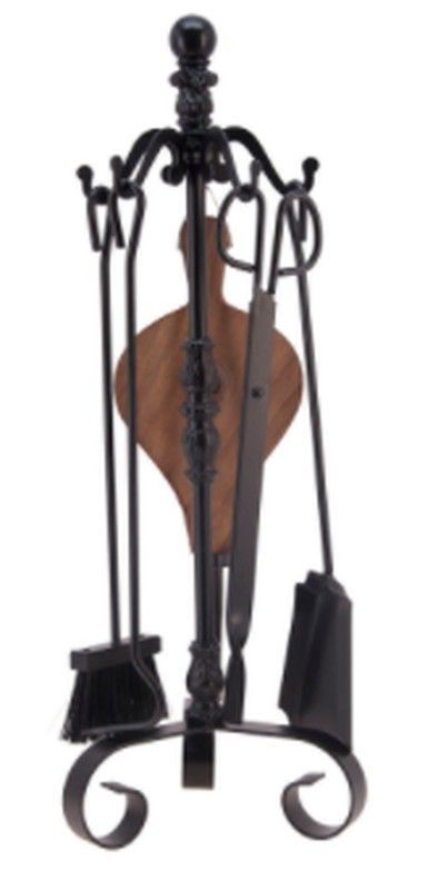 Juego Chimenea Macolla Bola Fundida 5p ref.35022