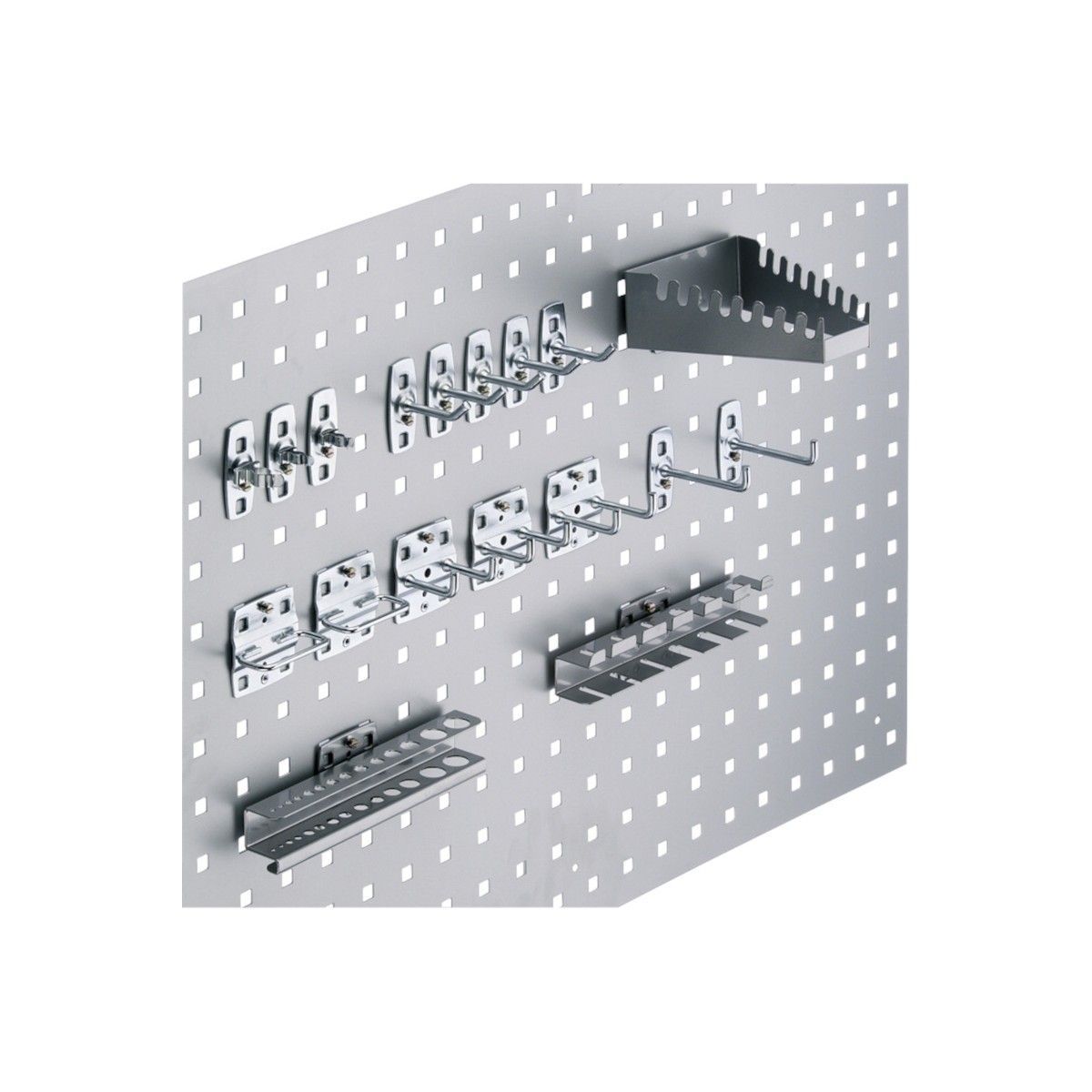 Juego de 18 ganchos atornillables